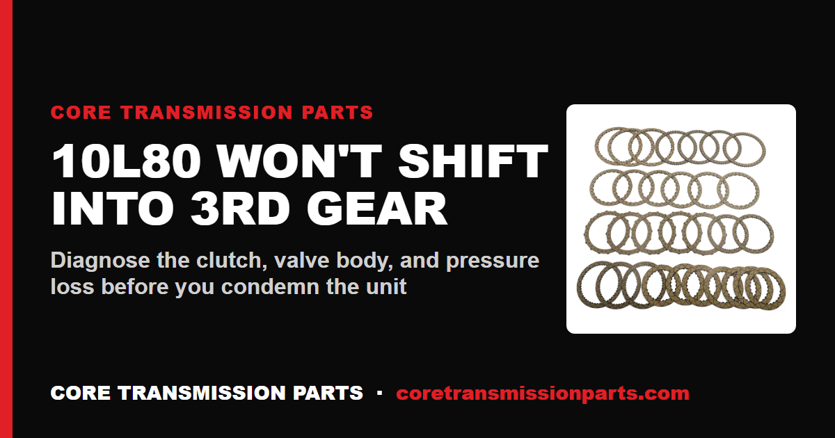 10L80 Won't Shift Into 3rd Gear: Causes, Diagnosis, and the Real Fix