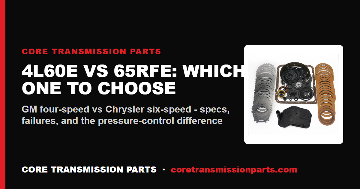 4L60E vs 65RFE: Differences, Strength, and Which One to Choose