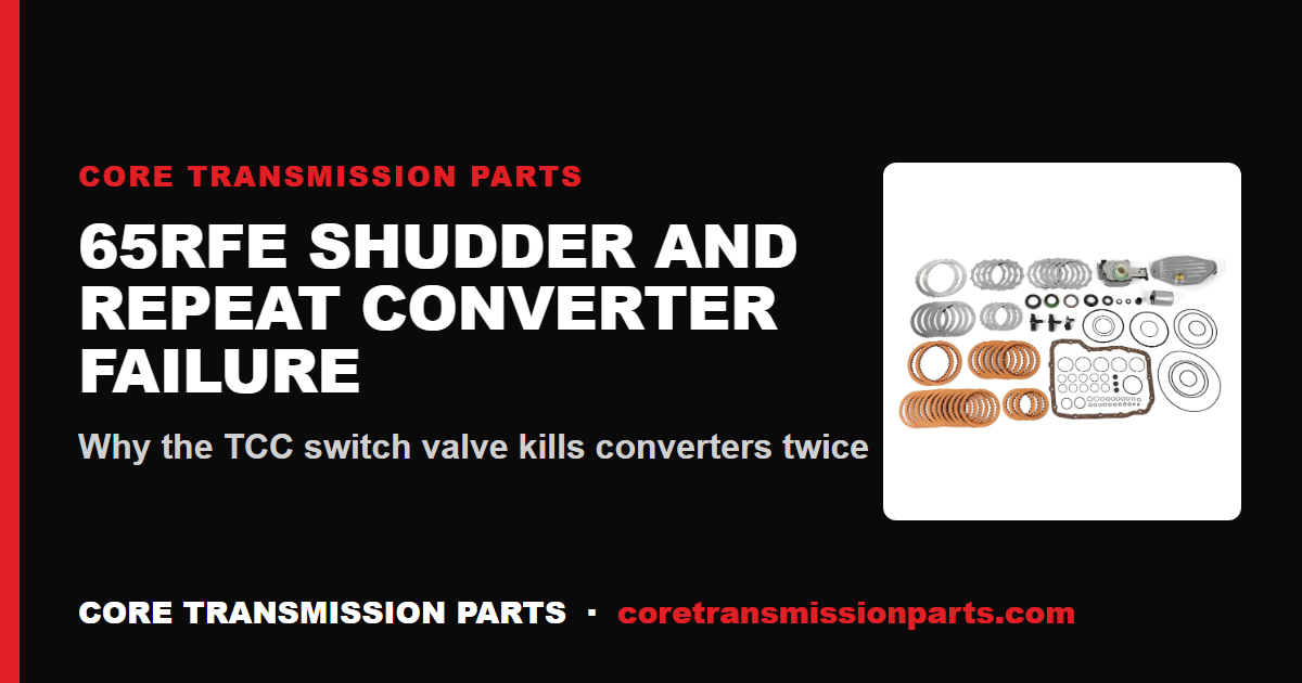 65RFE TCC Shudder and Repeat Converter Failure: Diagnosis and the Real Fix