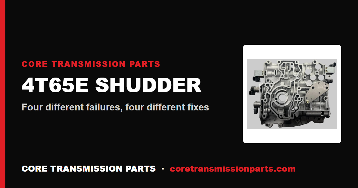4T65E Shudder: Causes and the Fix
