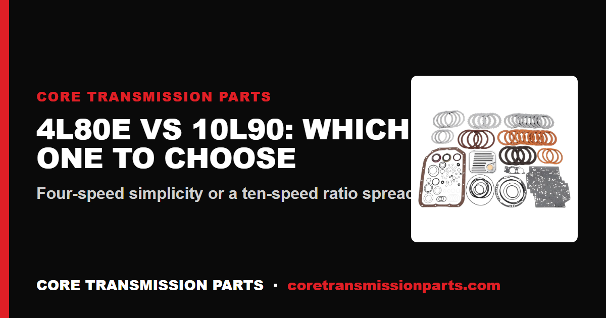 4L80E vs 10L90: Differences and Which One to Choose