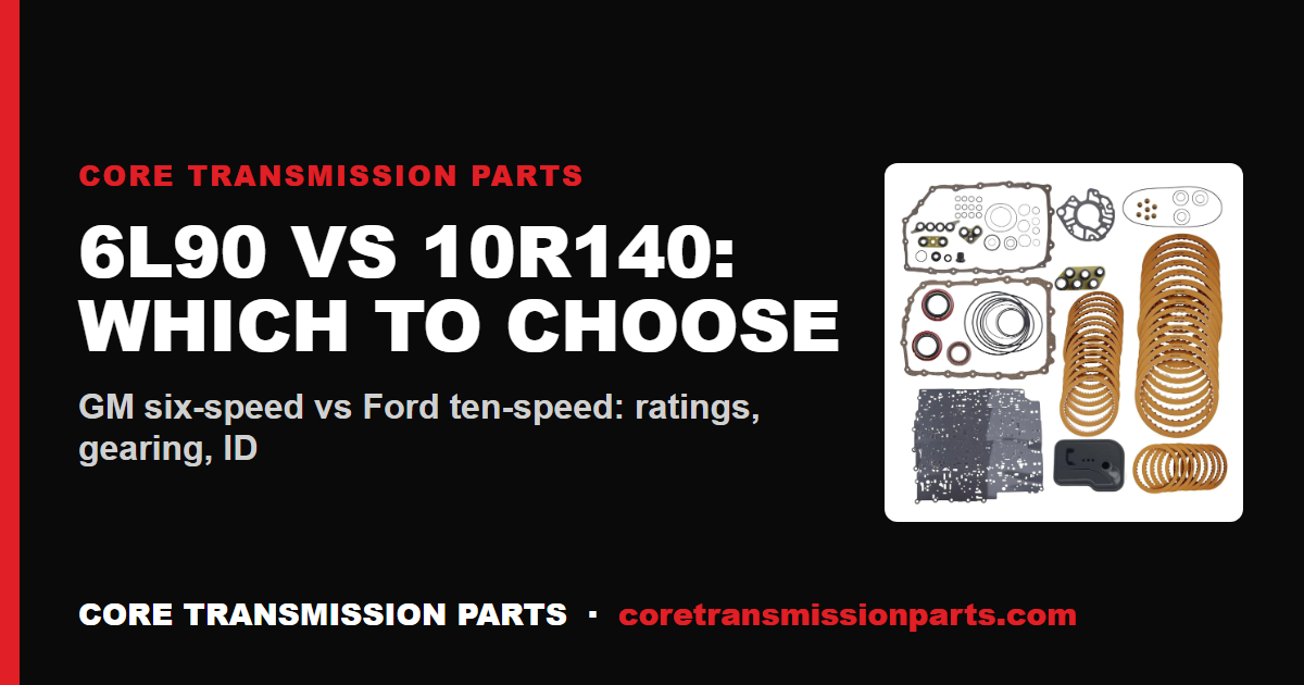 6L90 vs 10R140: Differences and Which One to Choose