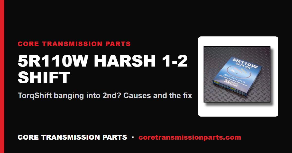 5R110W Harsh 1-2 Shift: Causes and Fix
