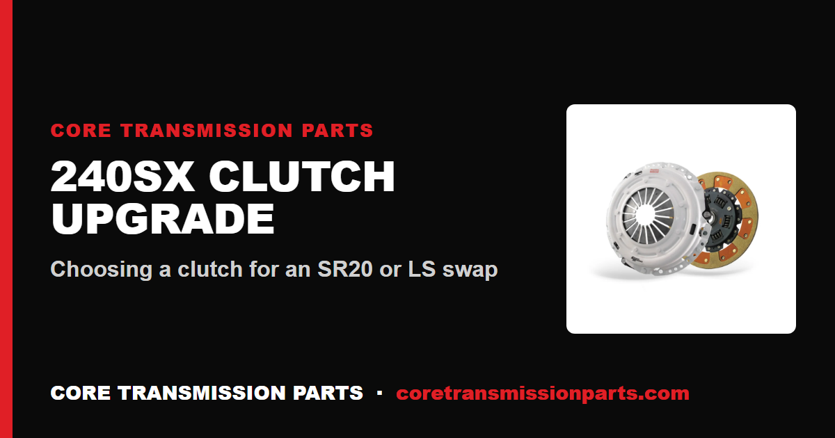 Nissan 240SX Clutch Upgrade: Choosing a Clutch for an SR20 or LS Swap