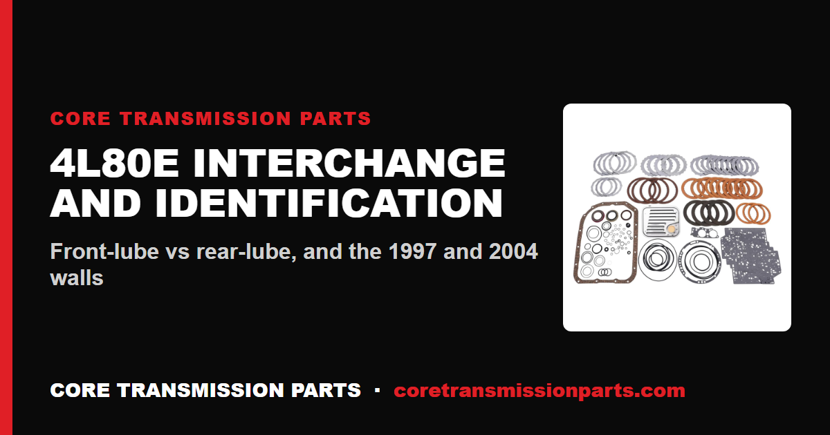 4L80E Interchange and Identification