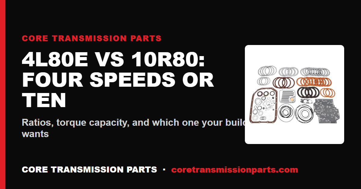 4L80E vs 10R80: Differences and Which One to Choose