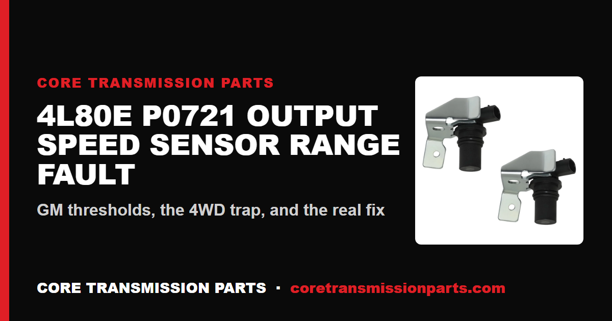 4L80E P0721: What It Means, Causes, and How to Fix It