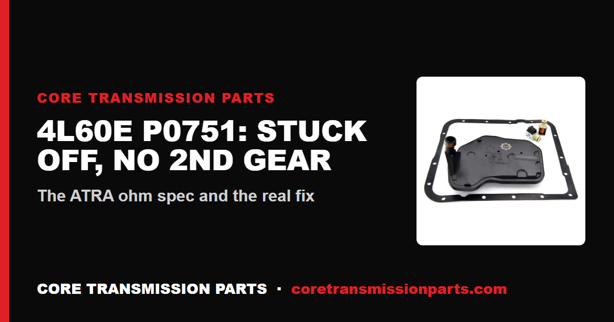 4L60E P0751: What It Means and How to Fix It