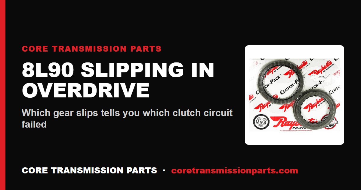 8L90 Slipping in Overdrive: 7th and 8th Gear Diagnosis and the Real Fix
