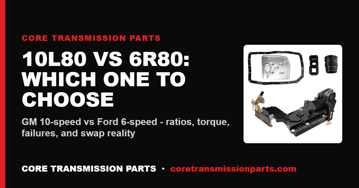 10L80 vs 6R80: Differences, Strength, and Which One to Choose
