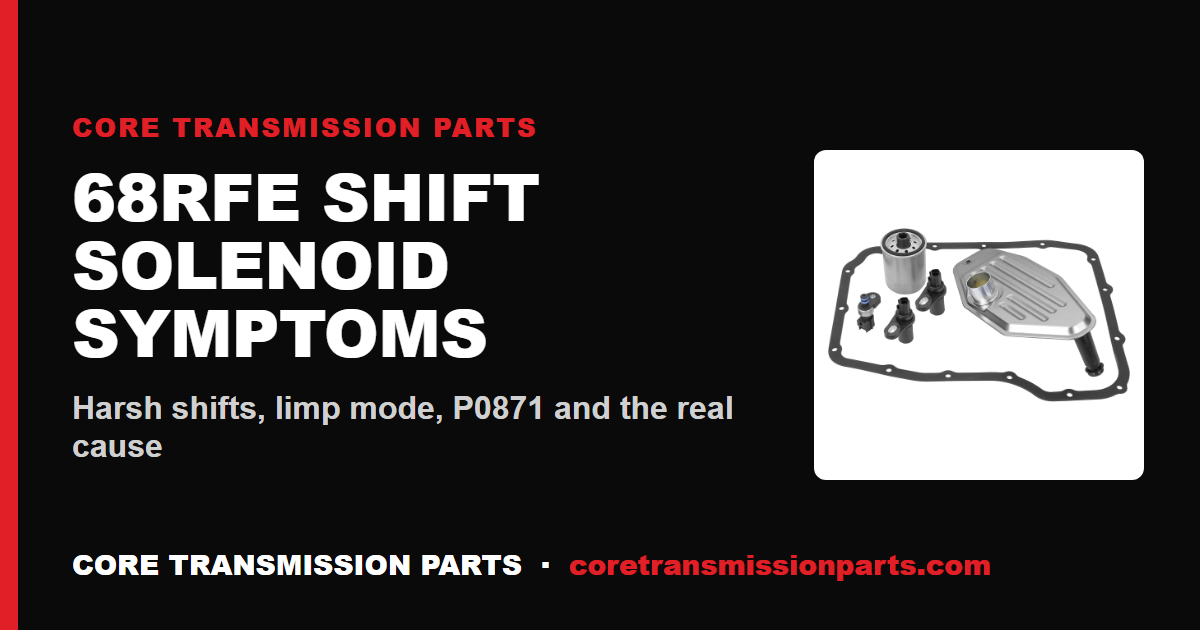 68RFE Shift Solenoid Symptoms