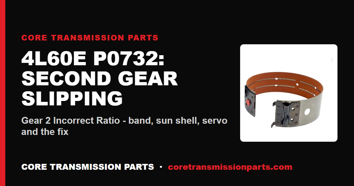4L60E P0732: What It Means, Causes, and How to Fix It