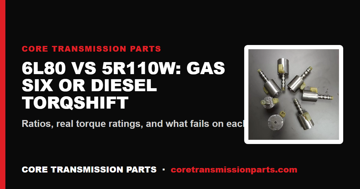 6L80 vs 5R110W: Differences and Which One to Choose