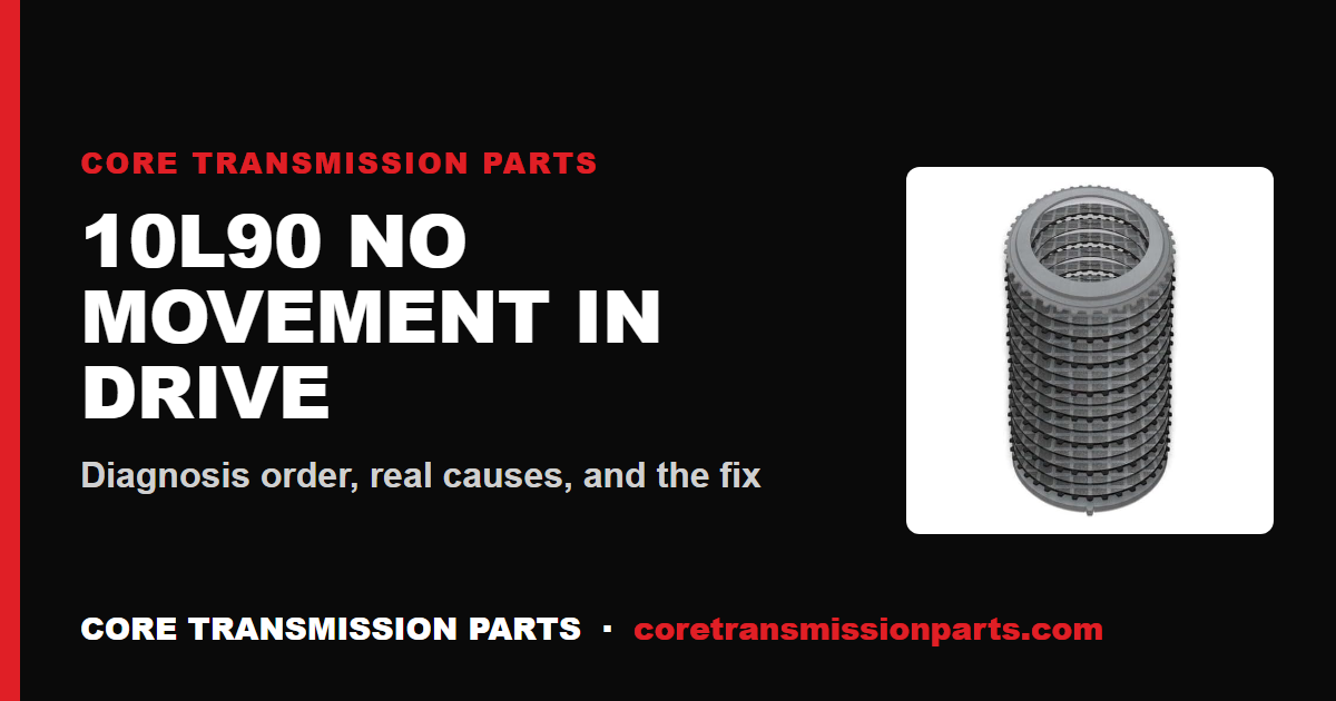 10L90 No Movement in Drive: Diagnosis Order, Causes, and the Real Fix