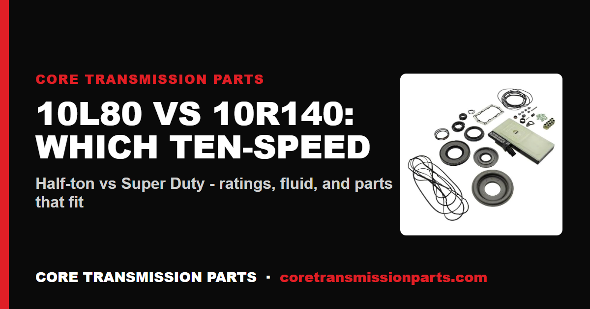 10L80 vs 10R140: Differences, Strength, and Which One to Choose