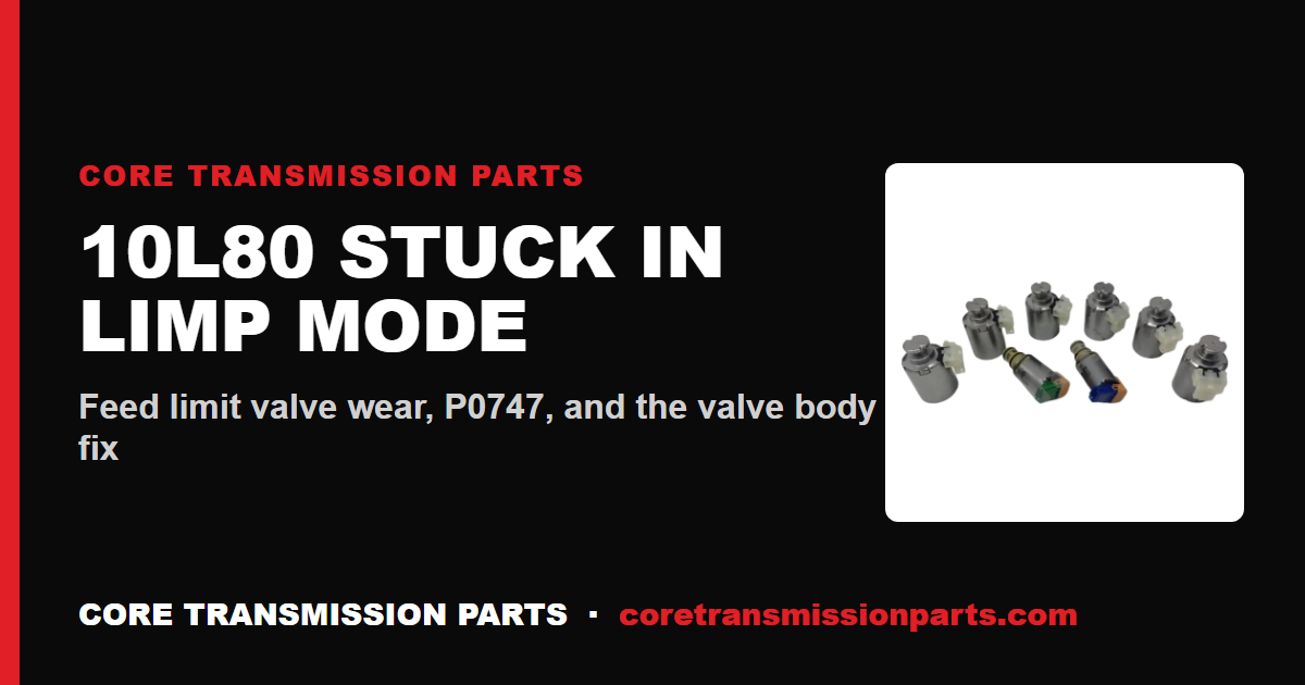 GM 10L80 Stuck in Limp Mode: Causes, Diagnosis Order, and the Real Fix