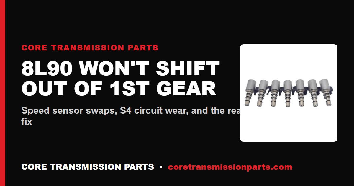 8L90 Won't Shift Out of 1st Gear: Diagnosis, Causes, and the Real Fix