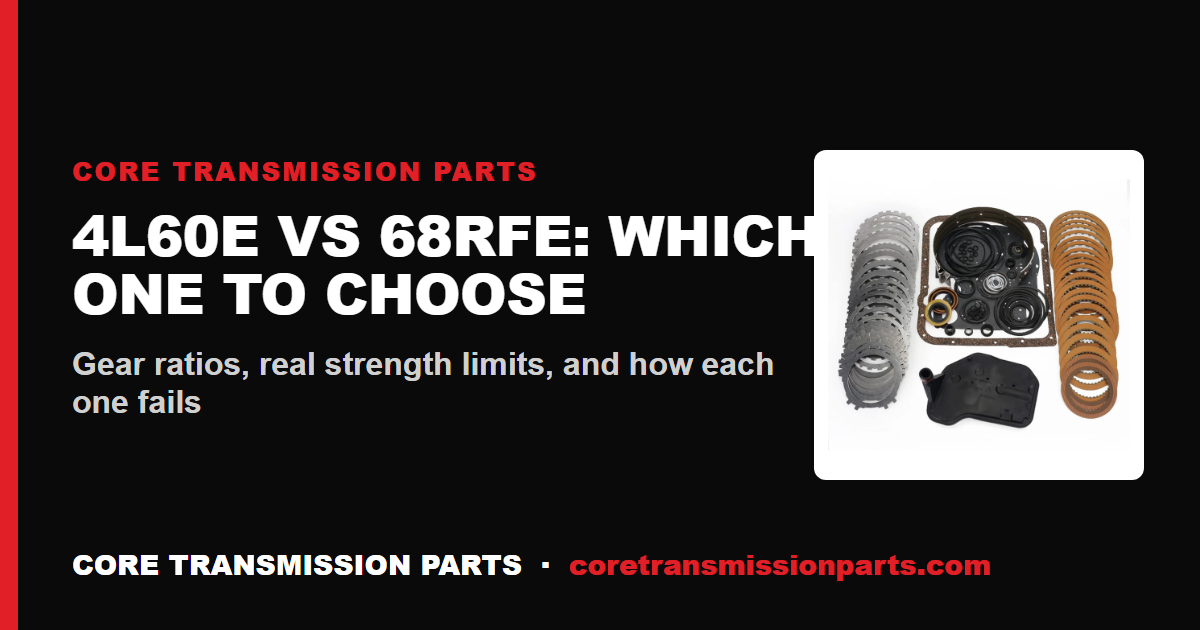 4L60E vs 68RFE: Differences, Strength, and Which One to Choose