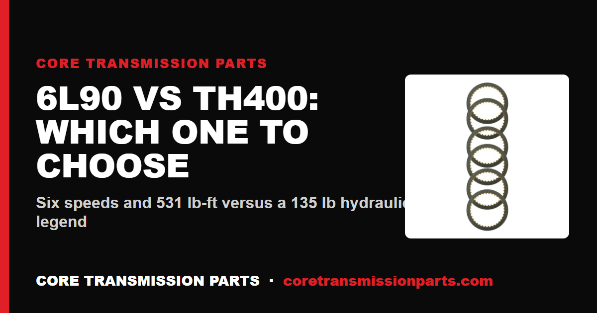 6L90 vs TH400: Differences, Strength Limits, and Which One to Choose
