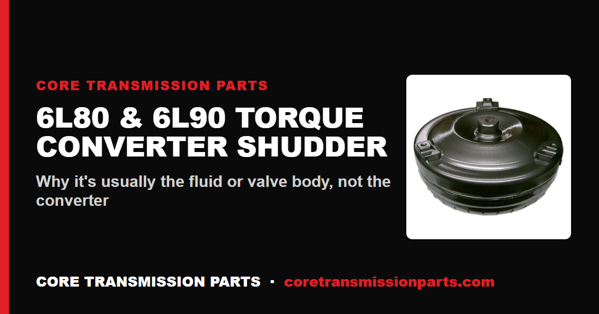 6L80 and 6L90 Torque Converter Shudder: Causes and the Real Fix