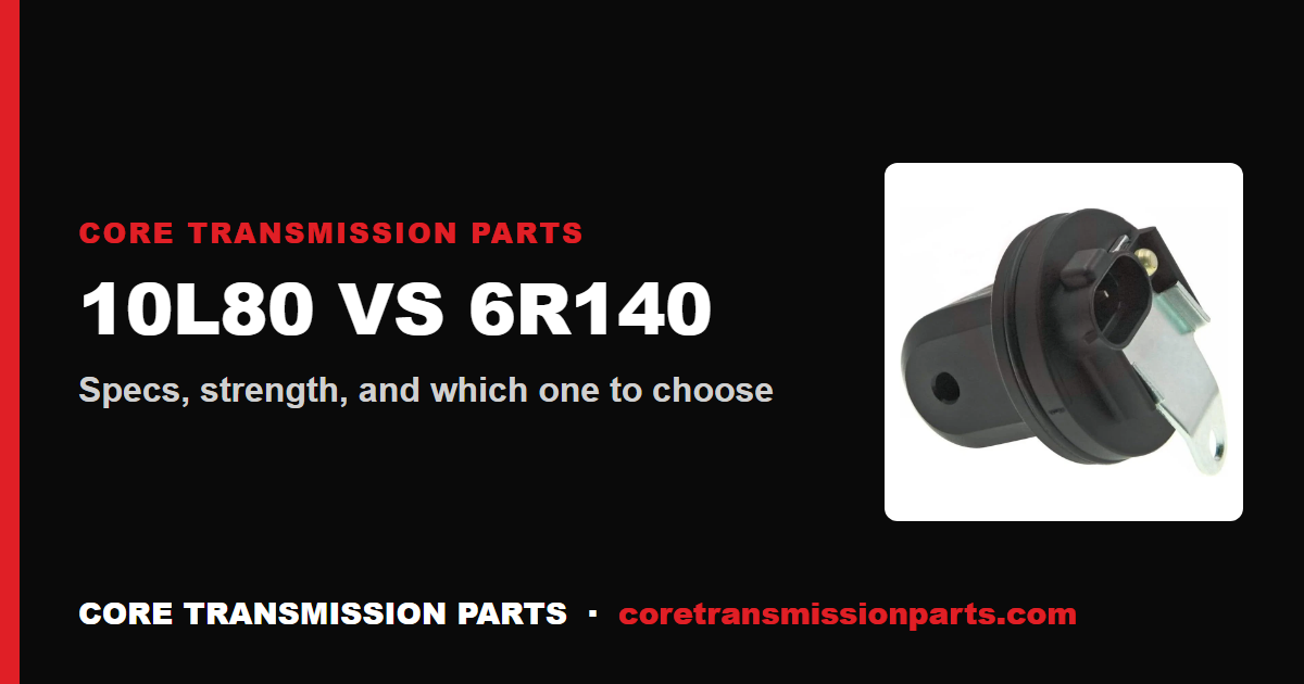 10L80 vs 6R140: Differences, Strength, and Which One to Choose