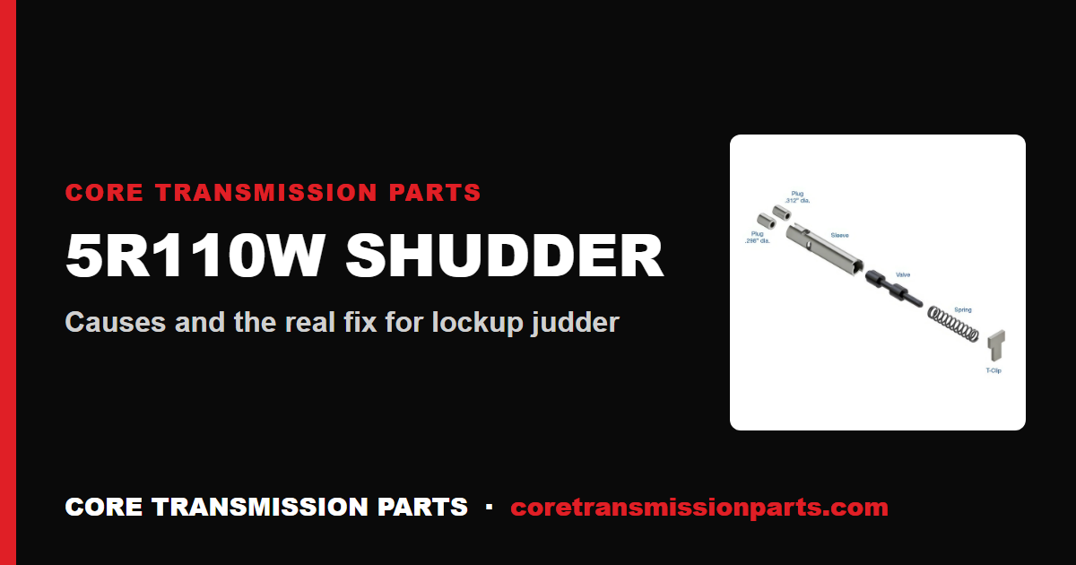 5R110W Shudder: Causes and Fix