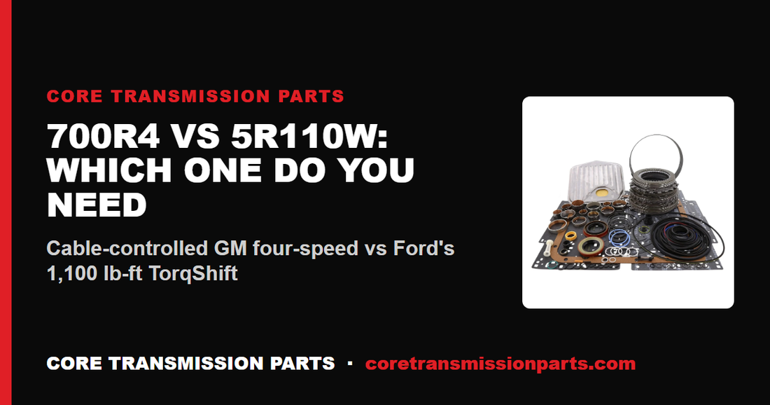 700R4 vs 5R110W: Differences, Strength, and Which One to Choose
