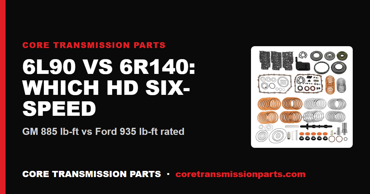 6L90 vs 6R140: Differences and Which One to Choose