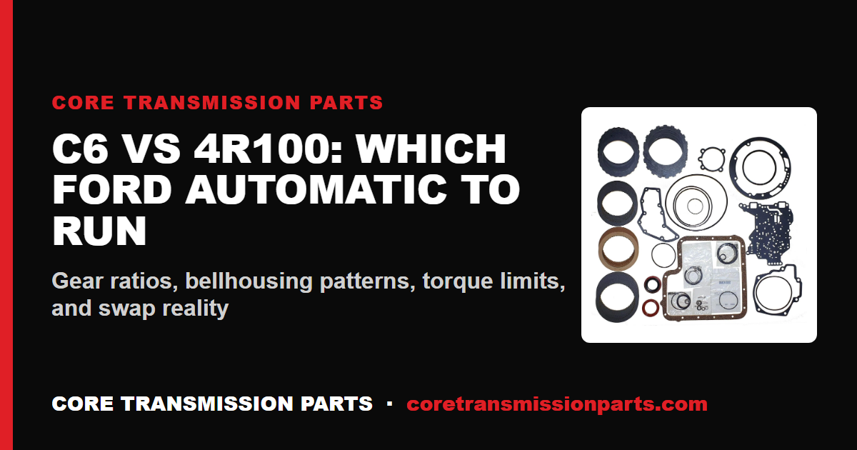 C6 vs 4R100: Differences, Swap Reality, and Which Ford Automatic to Run