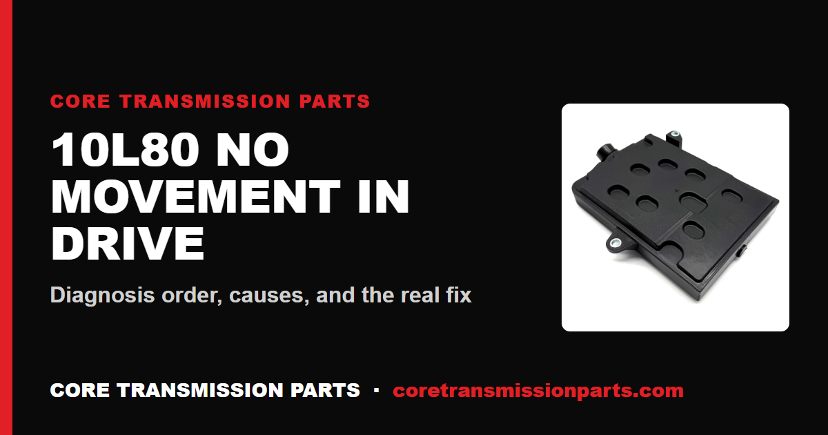 10L80 No Movement in Drive: Diagnosis, Causes, and the Real Fix