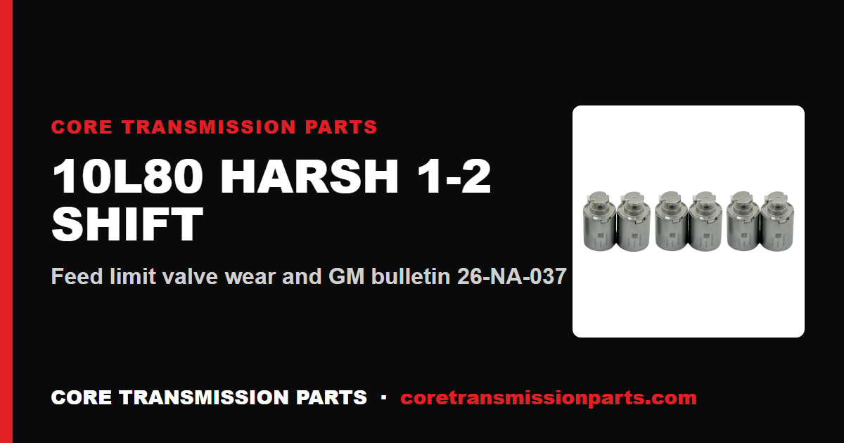 10L80 Harsh 1-2 Shift: Diagnosis, Causes, and the Real Fix