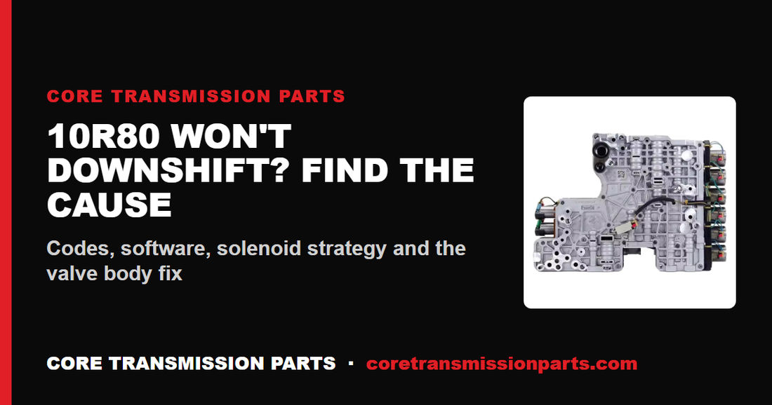 10R80 Won't Downshift: Causes, Diagnosis, and the Fix