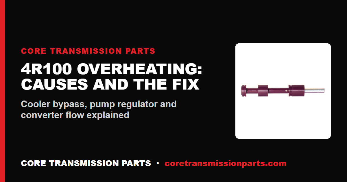 4R100 Overheating: Causes, Diagnosis, and the Fix