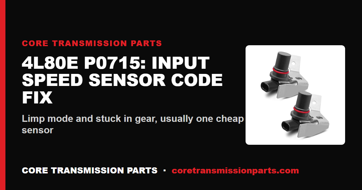 4L80E P0715: What It Means, Causes, and How to Fix It