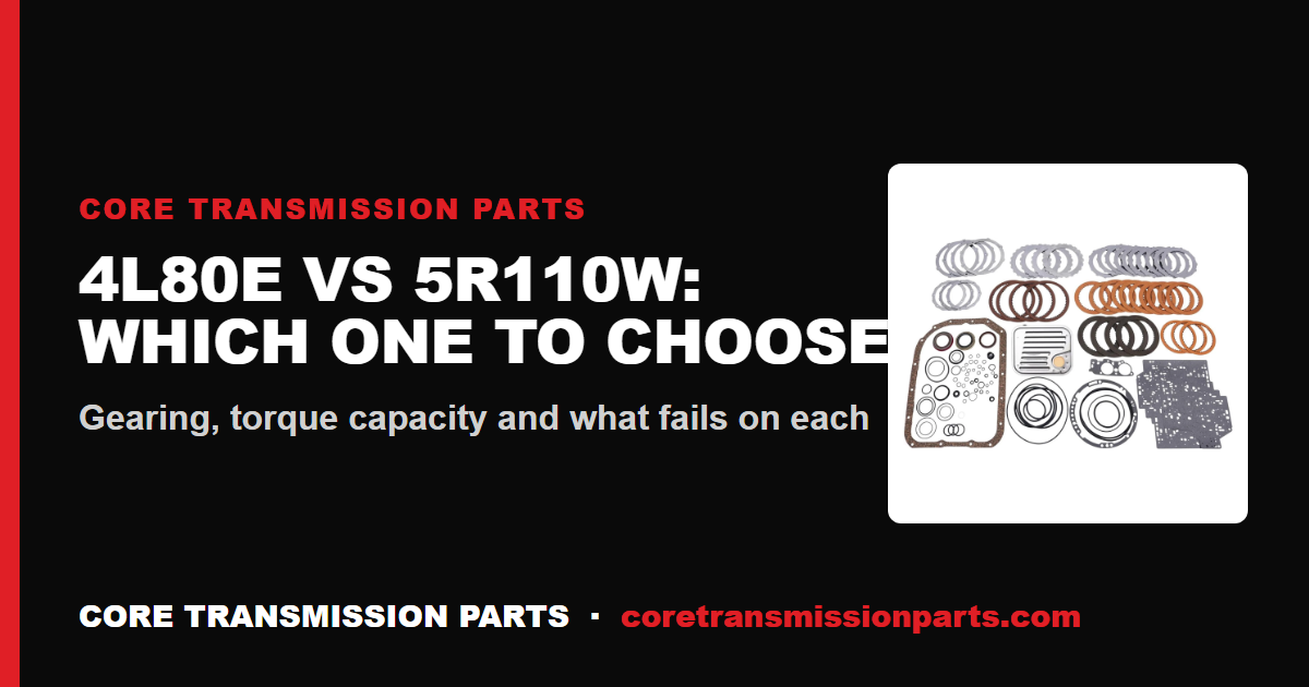 4L80E vs 5R110W: Differences and Which One to Choose