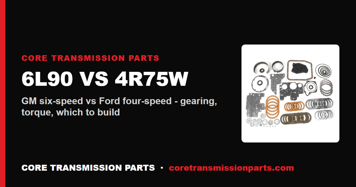 6L90 vs 4R75W: Differences and Which One to Choose