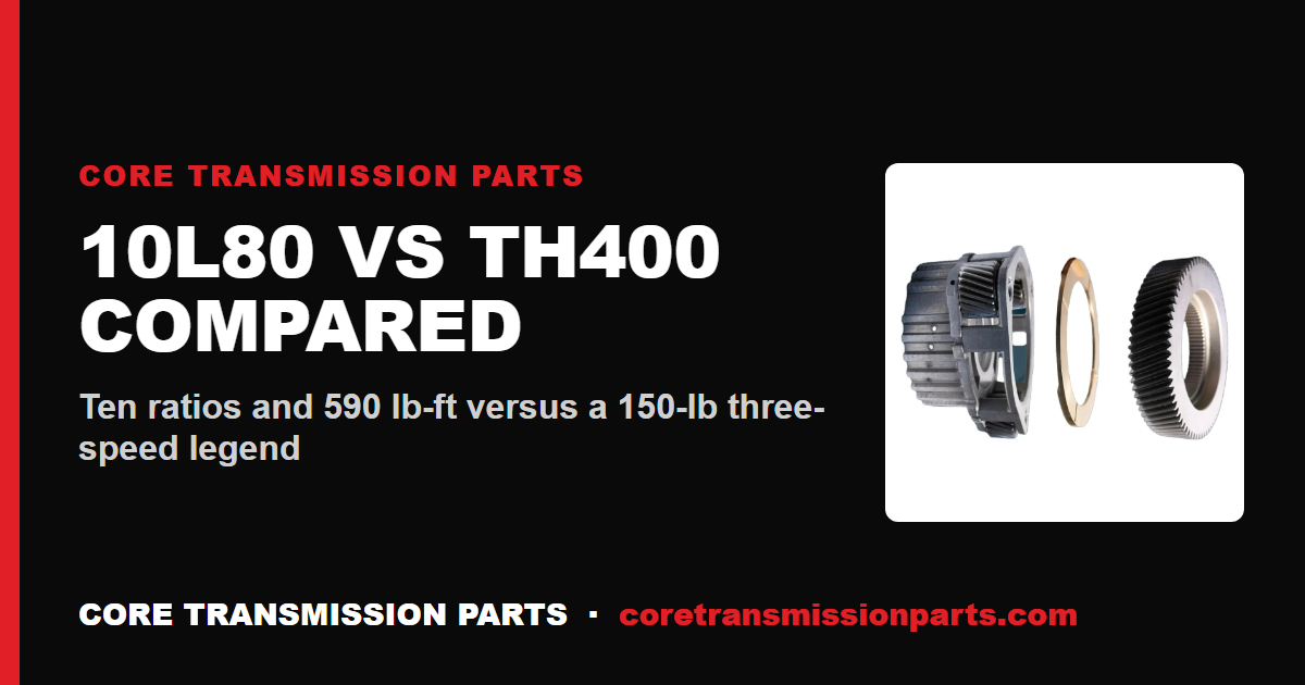 10L80 vs TH400: Differences, Strength, and Which One to Choose