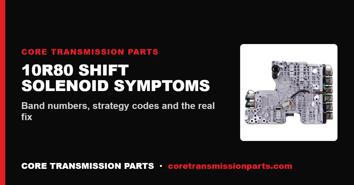 10R80 Shift Solenoid Symptoms: How to Diagnose a Bad Solenoid or Solenoid Strategy