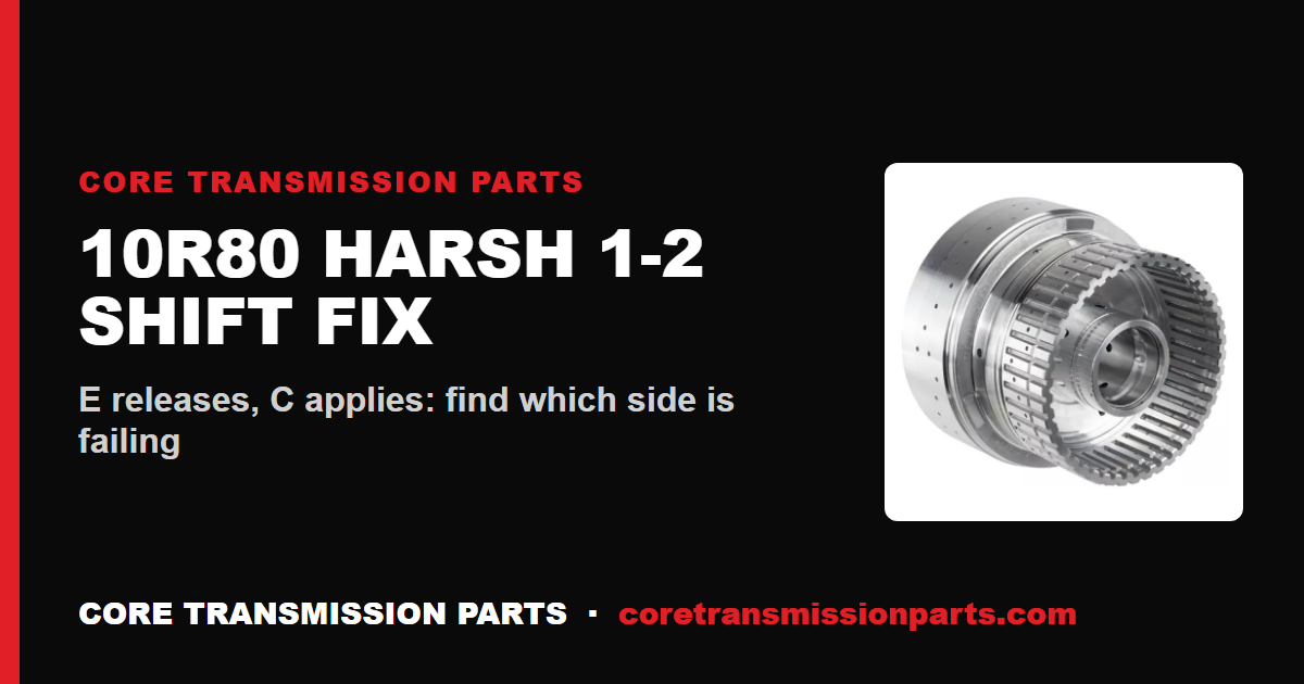 10R80 Harsh 1-2 Shift: How to Find the Cause and Fix It