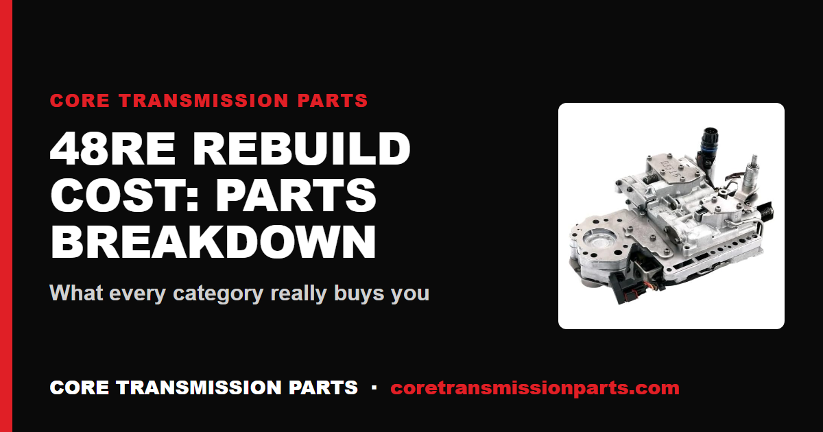 How Much Does a 48RE Rebuild Cost - Parts Breakdown