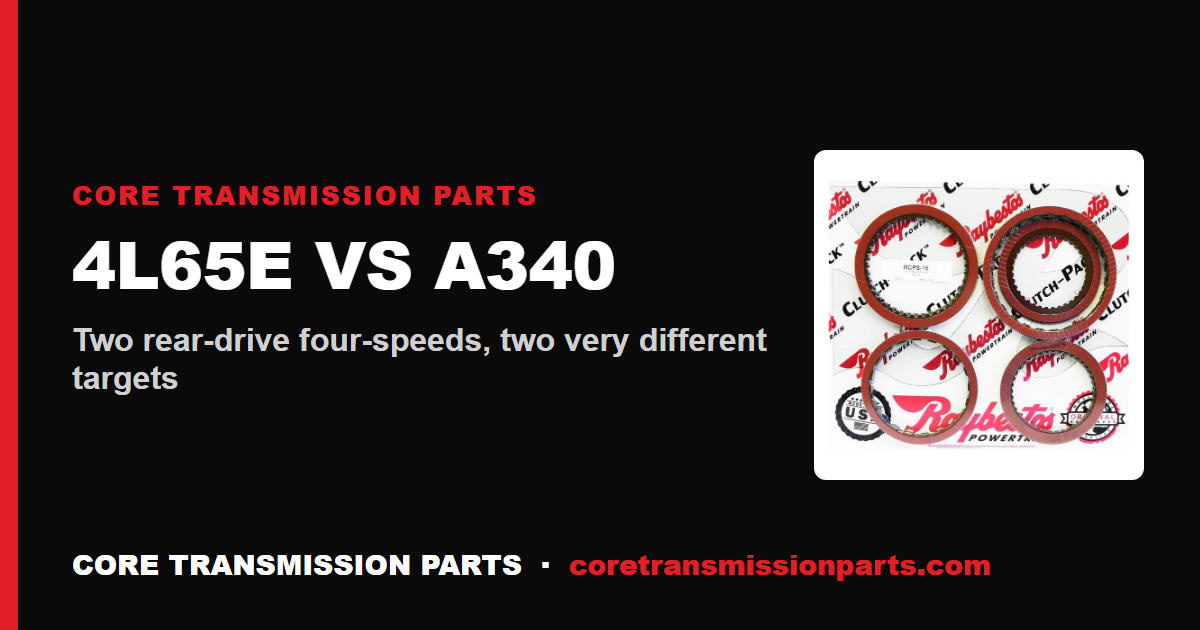 4L65E vs A340 - Differences and Which One to Choose