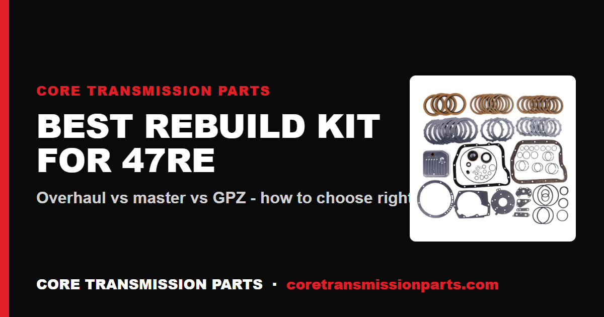 Best Rebuild Kit for 47RE