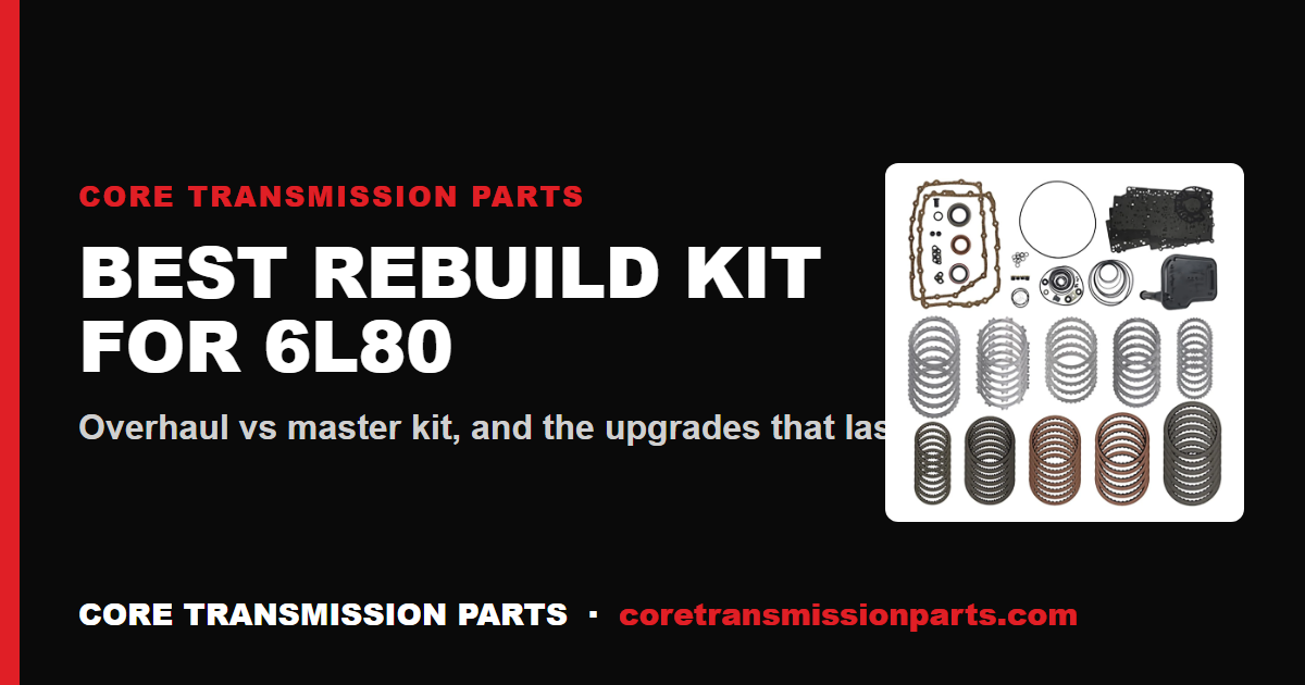 Best Rebuild Kit for 6L80