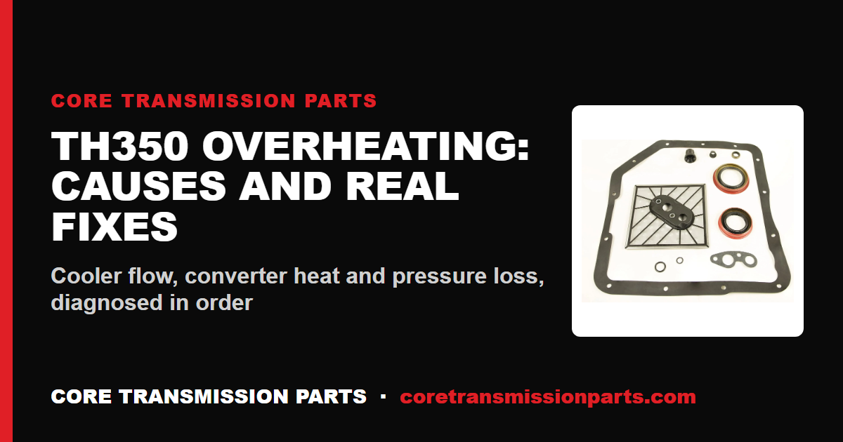 TH350 Overheating: Causes, Diagnosis Order, and the Real Fix