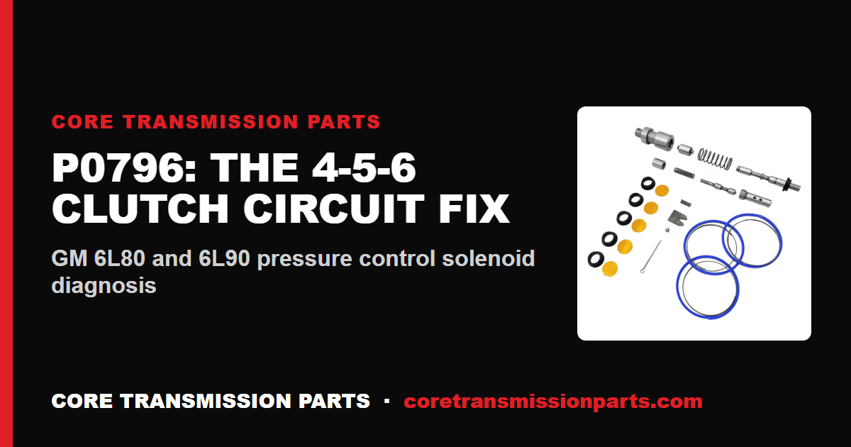 P0796 Pressure Control Solenoid C Performance / Stuck Off: Diagnosis, Causes and the Real Fix
