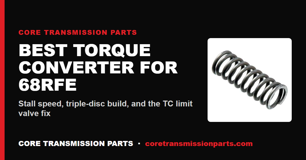 Best Torque Converter for 68RFE