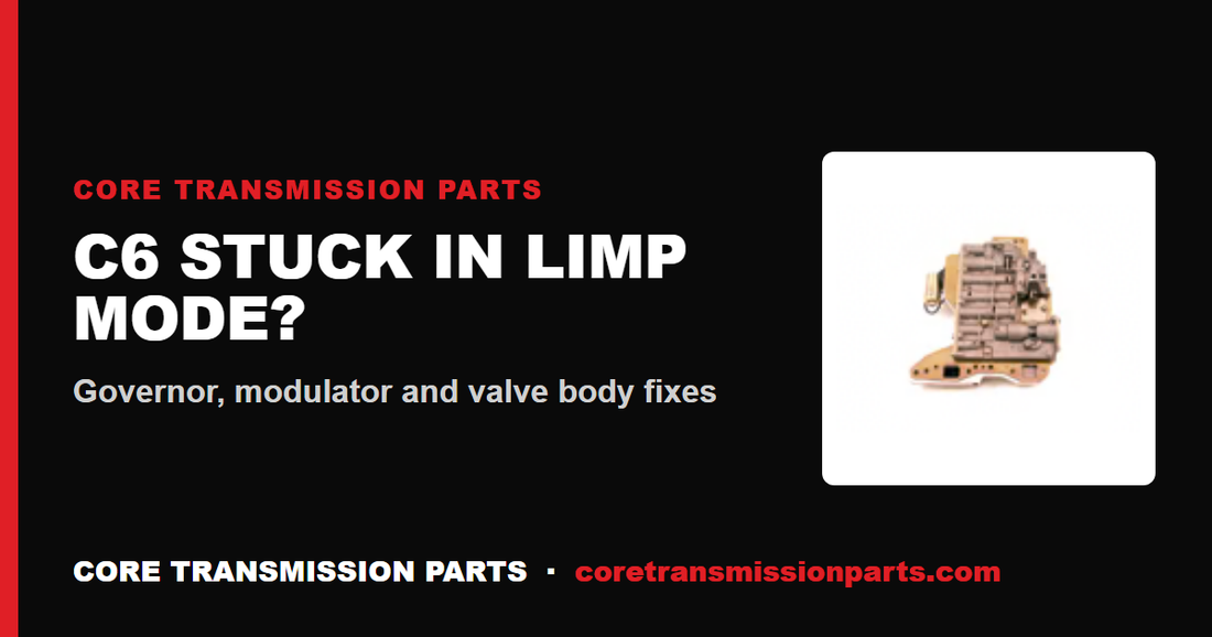 C6 Stuck in Limp Mode: Causes and Fixes for a C6 That Won't Shift