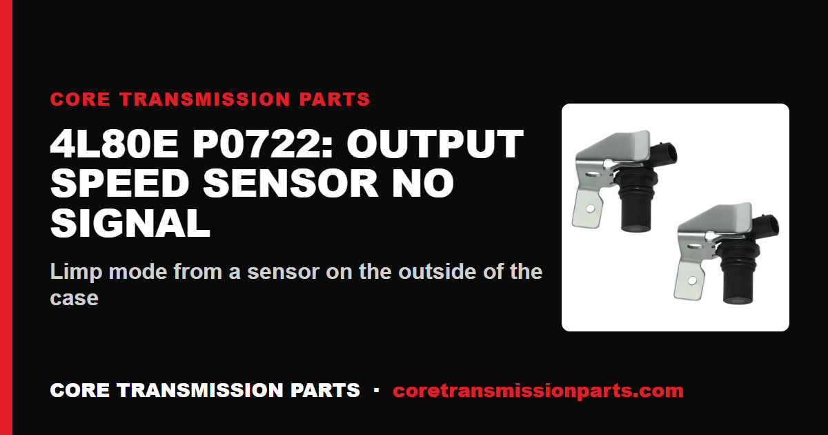 4L80E P0722: What It Means, Causes, and How to Fix It
