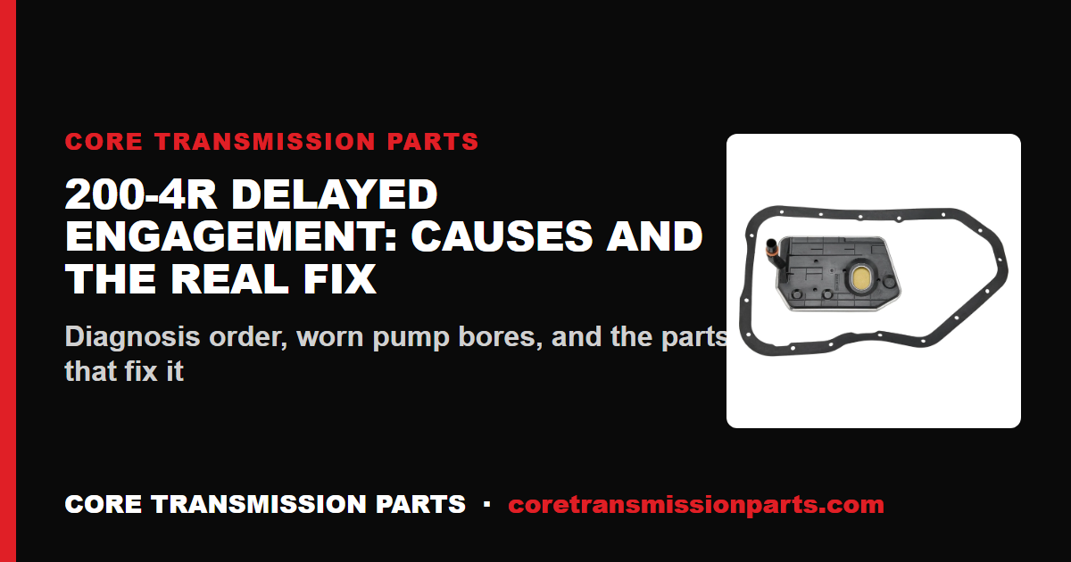 200-4R Delayed Engagement: Causes, Diagnosis Order, and the Real Fix