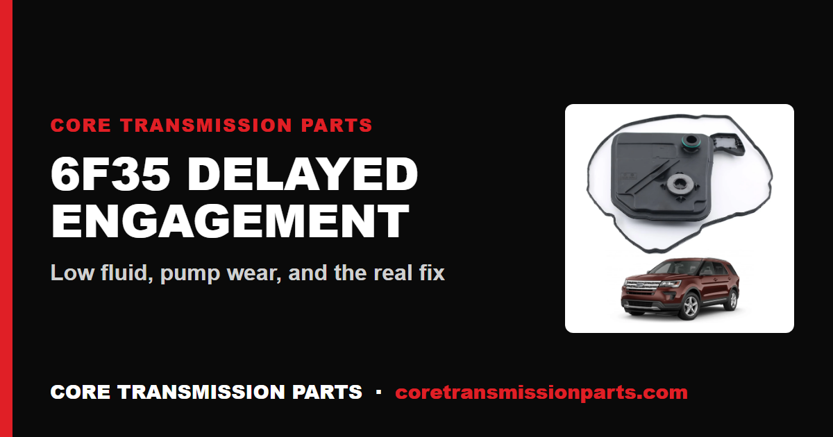 Ford 6F35 Delayed Engagement: Low Fluid, Pump Wear, and the Real Fix